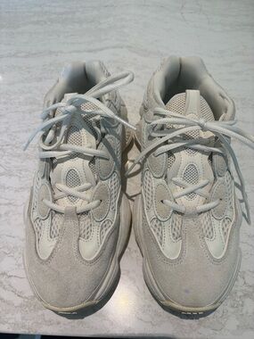 Yeezy 500 Neutral White/Grey Athletic Sneakers